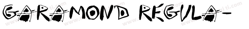 Garamond Regula字体转换